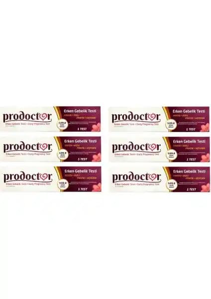 Prodoctor Erken Gebelik Testi 6 Adet: Güvenilir ve Pratik Kullanım Sağlayan Ürün
