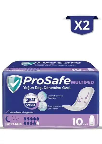 Prosafe Multiped Extra Gece: Konfor ve Güvenliği Bir Arada Sunan Yüksek Kaliteli Gece Pedi