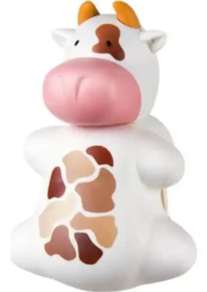 R.O.C.S. Flipper Animal Serisi İnek Diş Fırçası Kabı Güçlü yapısı ve sevimli tasarımıyla hijyen sağlar