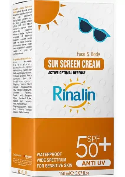 Rinalin Güneş Kremi +50 SPF ile Güçlü Koruma ve Cilt Bakımı Sağlayan Ürün