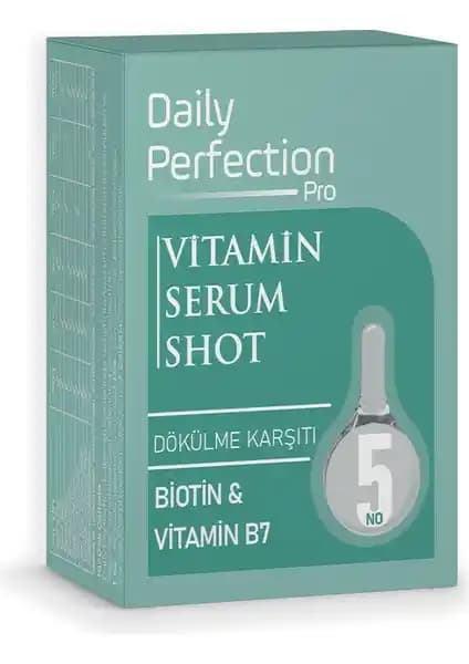 Saç Sağlığını Artıran Daily Perfection Pro Vitamin Serum Shot No:5 Özellikleri ve Kullanımı