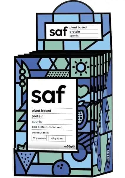 Saf Nutrition Spor Karışımı 10x30g Paketlerle Doğal Protein ve Enerji Kaynağı