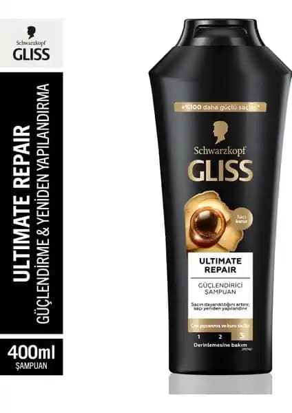 Schwarzkopf Gliss Ultimate Repair Güçlendirici ve Yapılan<dı>rıcı Şampuan İncelemesi