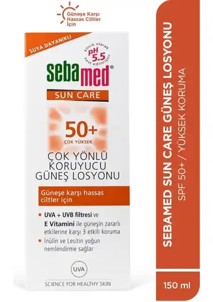 Sebamed Sun Care Güneş Losyonu SPF 50 Hassas Ciltler İçin Yüksek Koruma Sağlar