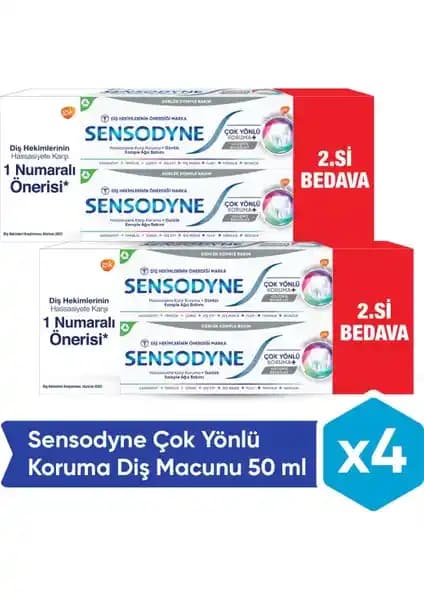 Sensodyne Çok Yönlü Koruma Diş Macunu: Hassas Dişler İçin Güvenilir ve Etkili Günlük Bakım Ürünü