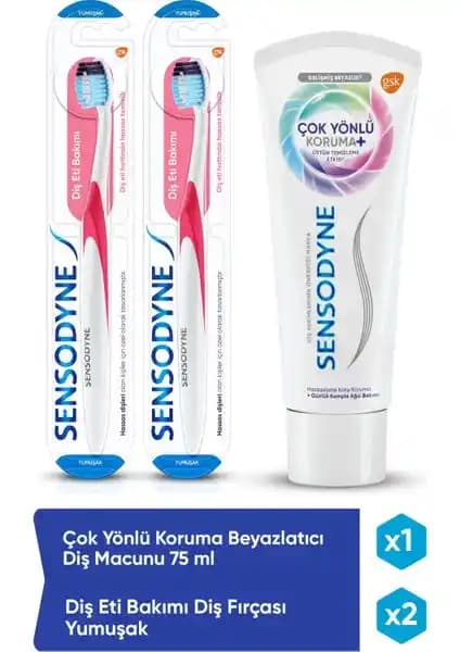 Sensodyne Diş Macunu ve Diş Eti Bakım Seti ile Hassas Dişler ve Sağlıklı Gülüşler