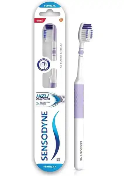 Sensodyne Hızlı Rahatlama Yumuşak Diş Fırçası Hassas Dişler İçin Güvenilir Temizlik Çözümü
