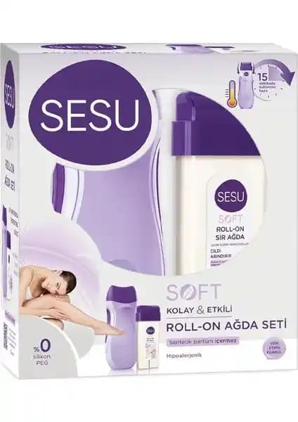 Sesu Soft Roll-On Kolay Ağda Makineli Seti ile Evde Profesyonel Ağda Deneyimi