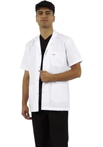 Seza Tekstil Erkek Laboratuvar Önlüğü Gömlek Yaka Kısa Kol Beyaz Ürün Tanıtımı ve Özellikleri