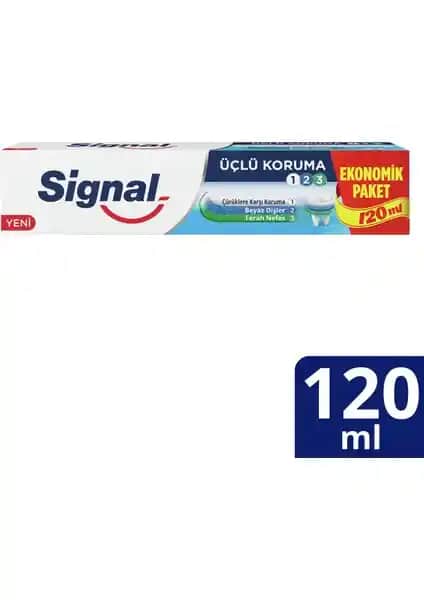 Signal Diş Macunu Üçlü Koruma: Çürük Önleme, Beyazlatıcı ve Ferahlatıcı Özellikler