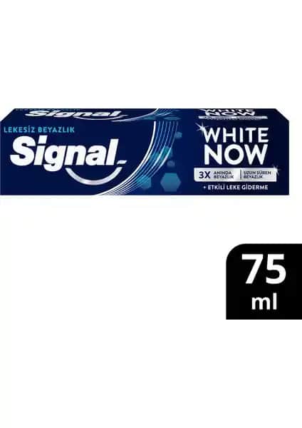Signal White Now Diş Macunu ile Anında Beyazlık ve Leke Giderme Özellikleri