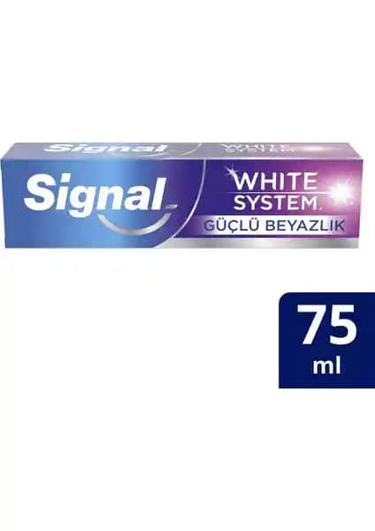 Signal White System Diş Macunu: Güçlü Beyazlık ve Ağız Sağlığı İçin Günlük Kullanım Ürünü