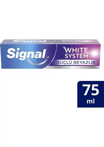 Signal White System Diş Macunu: Güçlü Beyazlık ve Ağız Sağlığı İçin Günlük Kullanım Ürünü