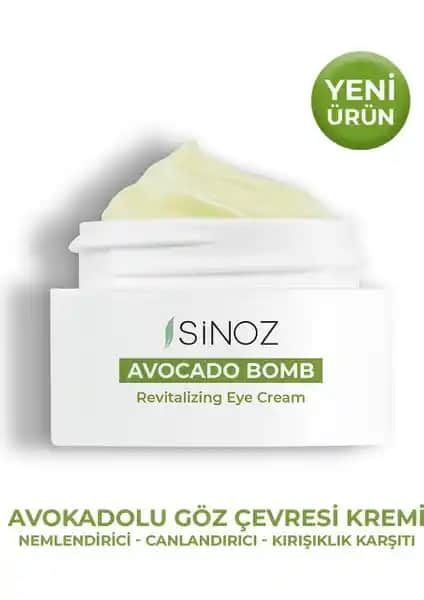 Sinoz Avokado Bomb Göz Çevresi Bakım Kremi Nemlendirici ve Canlandırıcı Özellikleriyle Etkili