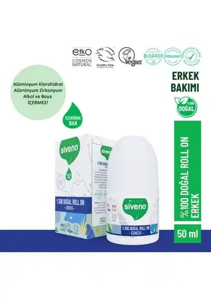 Siveno %100 Doğal Erkek Deodorant: Güçlü ve Çevre Dostu Günlük Kullanım Ürünü