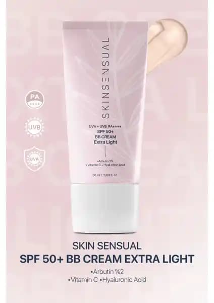 Skin Sensual BB Krem Extra Light ile doğal ve koruyucu makyaj deneyimi sağlar