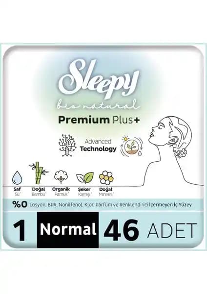 Sleepy Bio Natural Plus Hijyenik Ped Mega Paket ile Günlük Konfor ve Güvenlik