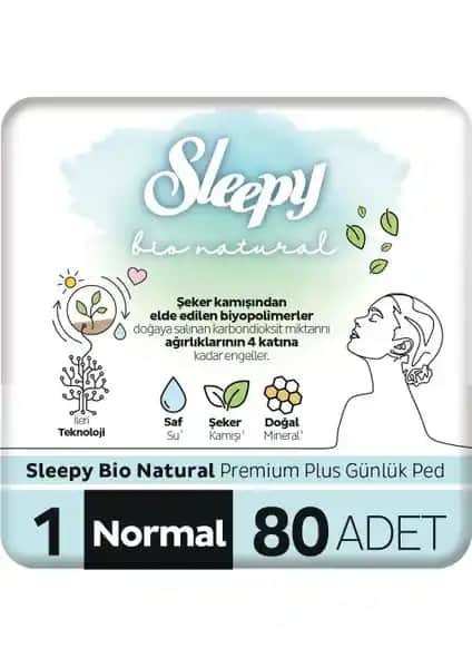 Sleepy Bio Natural Premium Plus Günlük Ped: Yüksek Kalite ve Güvenlik Standartlarına Uygun