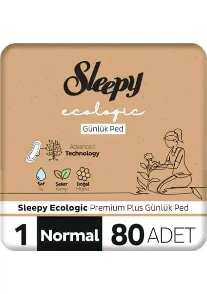 Sleepy Ecologic Premium Plus Günlük Ped: Doğal ve Çevre Dostu Konforlu Hijyen Ürünü