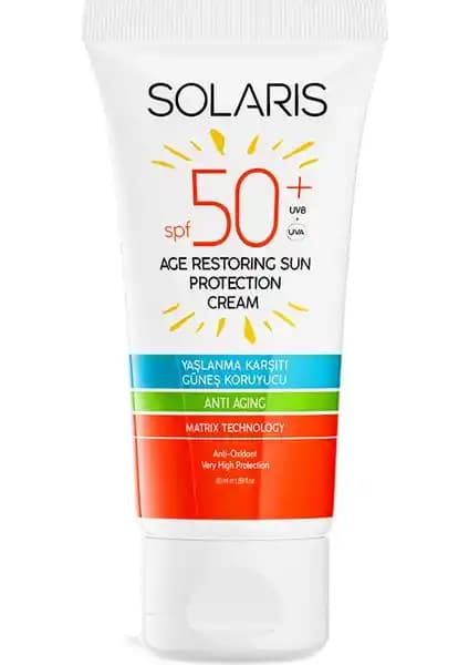 Solaris Güneş Kremi SPF 50+ Yaşlanma Karşıtı Koruma ve Günlük Cilt Bakımı