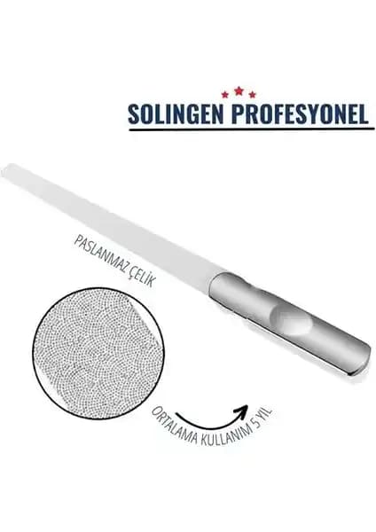 Solingen Paslanmaz Çelik Profesyonel Tırnak Törpüsü, Dayanıklı ve Çok Yönlü Kullanım İçin