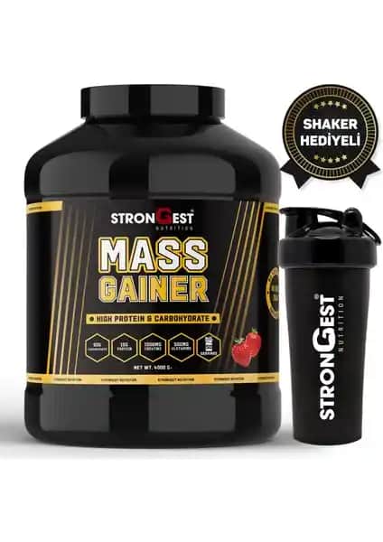 Strongest Mass Gainer 3600Gr ile Kas Gelişimini Destekleyen Yüksek Kaliteli Takviye