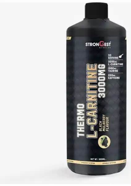 Strongest Thermo L-Carnitine 33 Servis Karadut Aromalı Performans ve Enerji Artırıcı Takviye