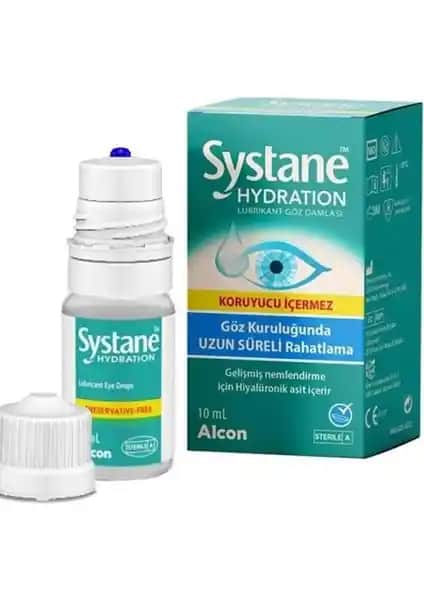 Systane Hydration Lubrikant Göz Damlası: Günlük Göz Nemlendirme ve Rahatlatma Çözümü