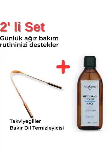 Takviyegiller Bakır Dil Temizleyicisi ve Alasera Hindistan Cevizi Yağı ile Doğal Ağız Bakımında Yeni Yaklaşımlar