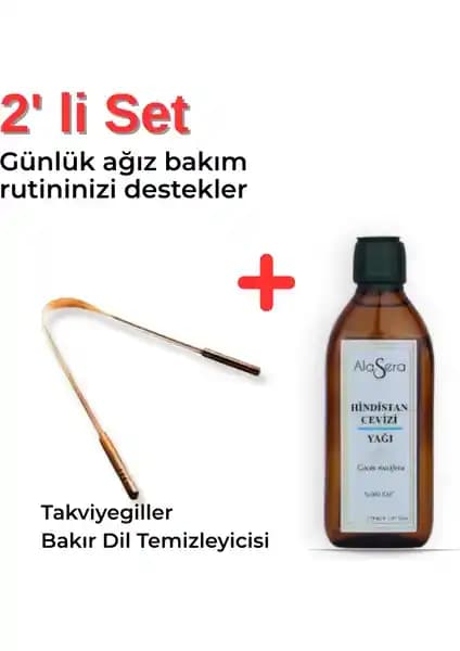 Takviyegiller Bakır Dil Temizleyicisi ve Alasera Hindistan Cevizi Yağı ile Doğal Ağız Bakımında Yeni Yaklaşımlar