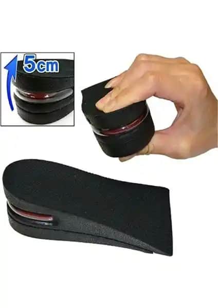 Teknotrust Hava Yastıklı Tabanlık 5 cm Siyah – Ayak Sağlığını ve Konforu Artıran Ürün