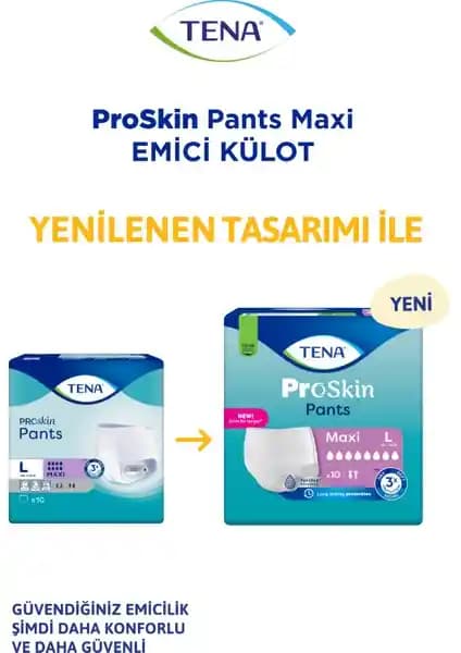 Tena Proskin Pants Maxi Emici Külot: Yüksek Emicilikle Güvenli ve Konforlu Koruma