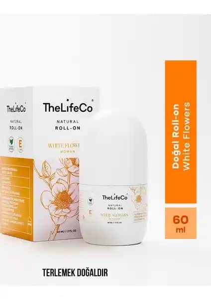 TheLifeCo White Flowers Doğal Roll-On Deodorant: Doğallık ve Ferahlık Sunan Günlük Kullanım Ürünü