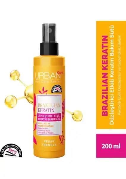 Urban Care Brazilian Keratin Saç Bakım Sütü ile Sağlıklı ve Parlak Saçlara Ulaşın