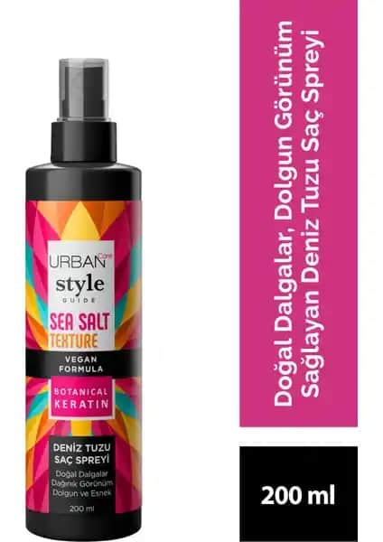 Urban Care Deniz Tuzu Spreyi ile Doğal Dalgalı ve Hacimli Saçlar İçin Profesyonel Çözüm