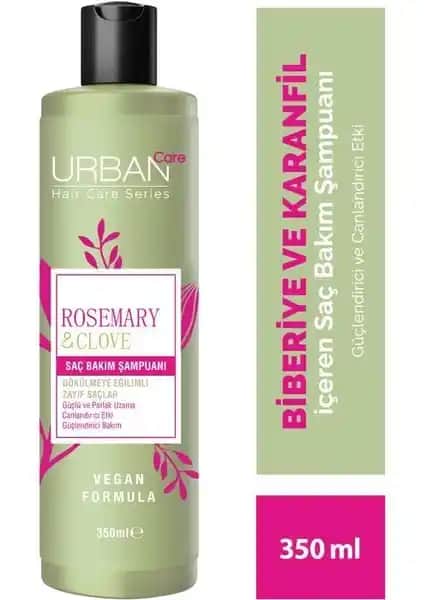 Urban Care Rosemary & Clove Şampuanı ile Doğal ve Güçlü Saçlar İçin Etkili Bakım