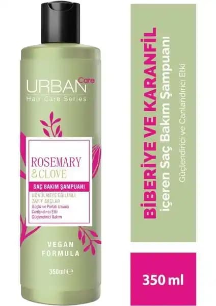 Urban Care Rosemary & Clove Şampuanı ile Doğal ve Güçlü Saçlar İçin Etkili Bakım
