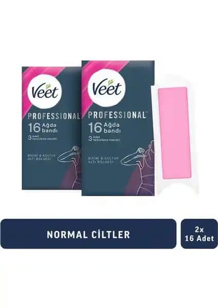 Veet Professional Sir Ağda Bandı ile Hassas Bölgelerde Uzun Süreli Pürüzsüzlük Sağlayın