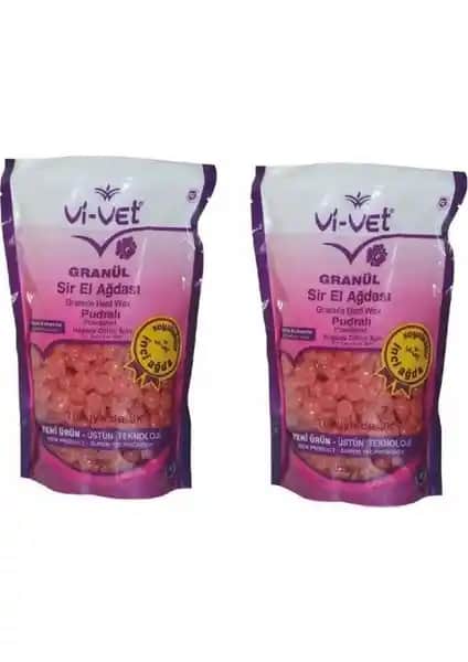 Vi-Vet Granül Soyulabilir Boncuk Sir Ağda Pudralı 250 gr Hassas Ciltler İçin Güvenilir Çözüm