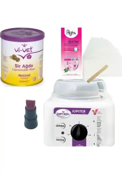 Vi-Vet Naturel Konserve Sir Ağda Seti ve Profesyonel Ağda Isıtıcı Makinesi İncelemesi