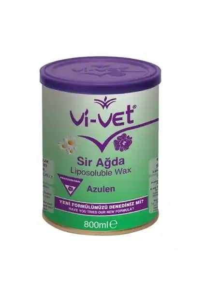 Vi-Vet Vivet Azülen Konserve Sir Ağda 800 Ml - Evde Epilasyon İçin Güvenilir ve Ekonomik Çözüm