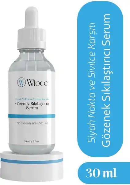 Wioce Gözenek Sıkılaştırıcı ve Sivilce Karşıtı Serum: Cilt Gelişimi İçin Güçlü Çözüm