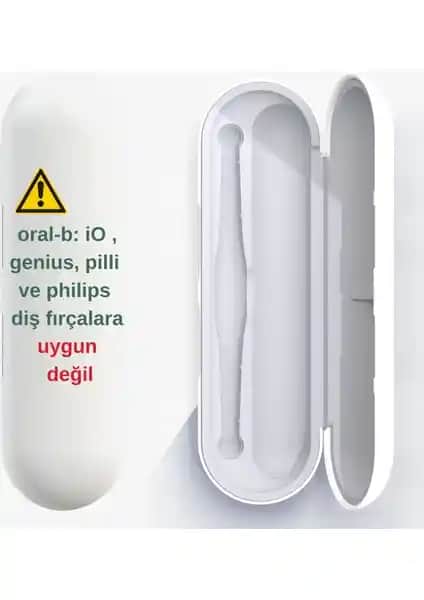 Wober Oral-B Uyumlu Şarjlı Diş Fırçası Saklama Kabı: Şık ve Hijyenik Çözüm
