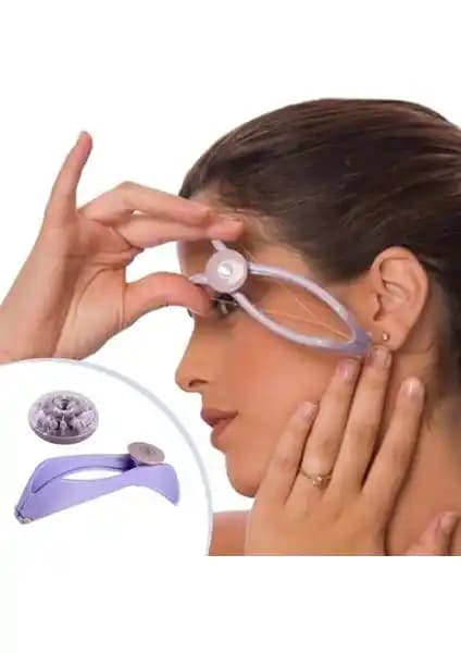 Woody Sofia Slique Pratik İple Kaş Bıyık Tüy Alma Epilasyon Cihazı Yüz ve Hassas Bölgeler İçin