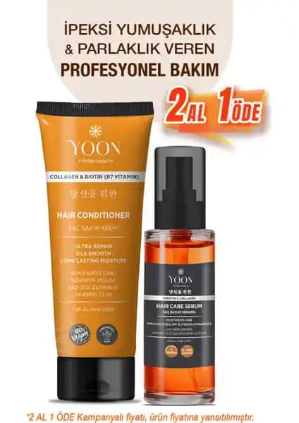 Yoon 2'li Vegan Saç Bakım Kremi: Doğal ve Çok Yönlü Saç Bakımında Güvenilir Çözüm