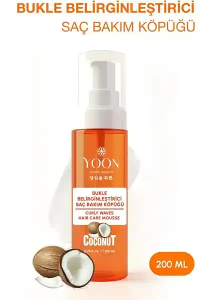 Yoon Bukle Belirginleştirici Saç Köpüğü ile Doğal ve Kalıcı Bukleler Elde Edin