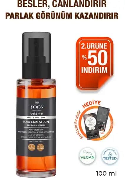 Yoon Durulanmayan Saç Bakım Serumu: Güçlendiren ve Parlaklık Veren Etkili Formül