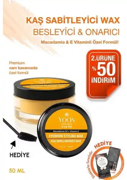 Yoon Kaş Sabitleyici Wax: Doğal ve Kalıcı Kaş Şekillendirme Çözümü
