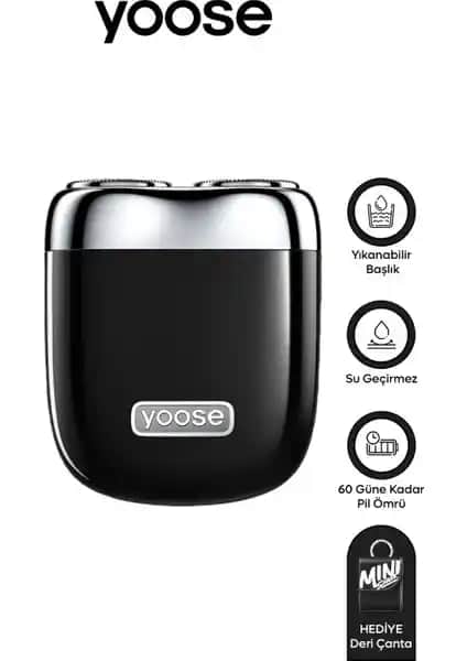 Yoose Mini Tıraş Makinesi: Seyahatleriniz İçin Hafif ve Dayanıklı Taşınabilir Cihaz