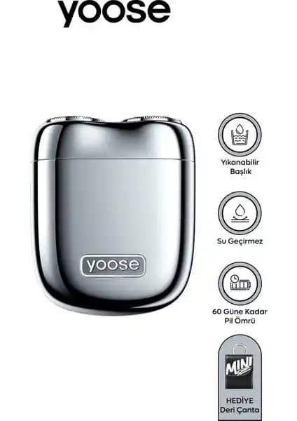 Yoose Mini Tıraş Makinesi: Seyahatleriniz İçin Pratik ve Dayanıklı Tıraş Çözümü